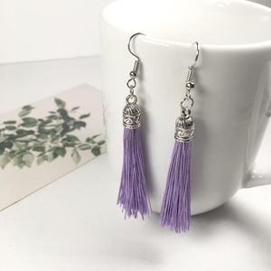 Jewelry - Lavender Tassel Drop Earrings Jewelry - Lavender Tassel Drop Earrings